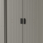 4x 8 FT Galvanised Metal Garden Storage Shed Glitter Effect with Free Foundation