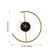 Dimmable LED Wall Lights 3 Colors Round Clock Wall Lamp Bedroom Living Room Lamp