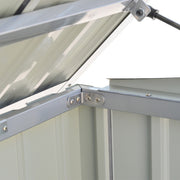 Outdoor Lockable Bike Shed Bicycle Tool Storage Box Garden Garbage Bin Shed GREY