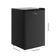 63L Under Counter Fridge Freezer Freestanding Drinks Cooler Low Noise Home Hotel