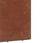 Corten Steel Rectangle Cube Planter Garden Plants Pot In/Outdoor Trough Tub Box