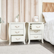 Large 3 Drawer Chest of Drawers & Pair of Bedside Tables bedroom furniture set