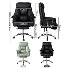 Heavy Duty Executive Office Chair Leather with Pocket Spring Seat No Sagging