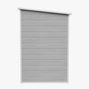 6X4FT Plastic Garden Storage Shed Outdoor Tool House With Floor & Lockable Doors