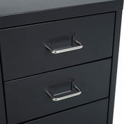3-10 Drawer Metal Filing Cabinet Cupboard on Castors Cabinet Storage Home Office