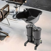 Portable Hairdressing Backwash Mobile Shampoo Basin Sink Salon Wash Hair Bowl UK
