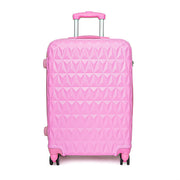Hard Shell PC+ABS Cabin Suitcase 4 Wheel Travel Luggage Trolley Lightweight Case