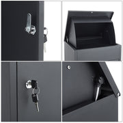 Lockable Large Parcel Delivery Drop Box Outdoor Secure Storage Letter Post Box