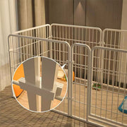 6Panel Dog Pet Puppy Playpen Metal Indoor Outdoor Dog Fence for Small Medium Dog