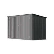Galvanized Steel Garden Bicycle Storage Bike Tool House Outdoor Wheelie Bin Shed