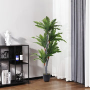 2ft-6FT Large Artificial Palm Tree Indoor Outdoor Potted Plant Home Office Decor