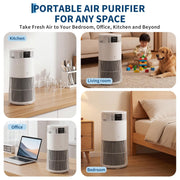 Air Purifier WiFi H13 HEPA Filter Carbon Negative Ions Air Qualit Monitor Aroma