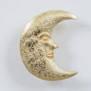 Gold Crescent Moon Drawer Knob handle upcycling home decor astrology
