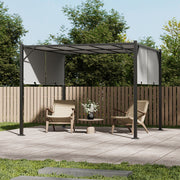 Outdoor Pergola Garden Awning Gazebo Canopy Party Barbecue Shelter Furniture