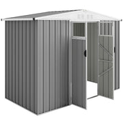 8 x 4 ft Garden Storage Shed, Outdoor Metal Shed Refurbished