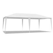 10x20ft Outdoor Tent Waterproof Gazebo Marquee Canopy - 4 Removeable Sidewalls