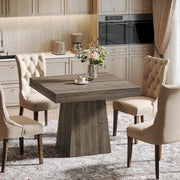 31.5-Inch Square Dining Table Farmhouse Small Kitchen Dinner Table for 4 People