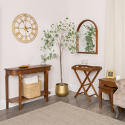 Dark Wooden Set of 2 Nest of Tables - Ashwell Range