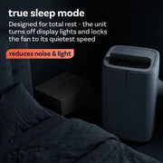 electriQ EcoPlus 12000 BTU A+ Low Energy Smart Quiet Portable AC EcoPlus12HPW