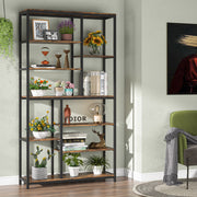 79 inch Tall Bookshelf Bookcase, 8-Tier Freestanding Open Display Storage Shelf