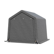 8x8FT Portable Bike Shelter Waterproof Steel Frame Outdoor Garden Storage Shed