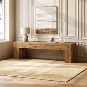 63-Inch Modern Solid Wood TV Stand with Open Storage for TVs up to 70 Inches