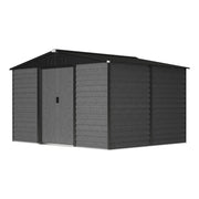 10x8ft Metal Garden Shed Large Outdoor Storage Tool Shed With Free Foundation