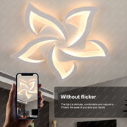 Modern Chandelier LED Lamp White Frame Ceiling Light Living Room Bedroom Lights