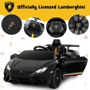 Lamborghini Kids Ride-on Car 12V Battery Powered Electric Vehicle-Black