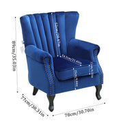 Tub Chair Accent Armchair Velvet Fabric Modern Shell Back Living Room Bedroom UK