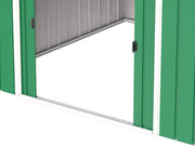 Duramax ECO 10 x 10 Hot-Dipped Galvanized Metal Garden Shed - Green with