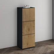 Shoe Storage Cabinet Wooden Shoe Rack Space-saving 3 Units 6 Tiers Many Colors