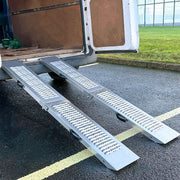 VEHICLE LOADING RAMP HEAVY DUTY 400KG CAPACITY FOLDING MOTORBIKE BIKE ACCESS