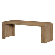 70.9-Inch Long Executive Desk, Modern Wooden Office Computer Desk Writing Table