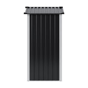 Metal Garden Shed 3X2FT Pent Roof Outdoor Tool Storage House with Lockable Door