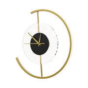 Dimmable LED Wall Lights 3 Colors Round Clock Wall Lamp Bedroom Living Room Lamp