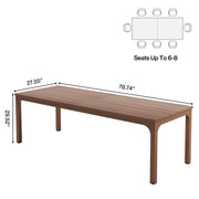 78.7 Inches Extra Long Computer Desk 2 Person Desk, Double Long Desk Workstation