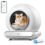 Self Cleaning Automatic Cat Litter Box 65L 2.4G WIFI APP Control with Trash Bag