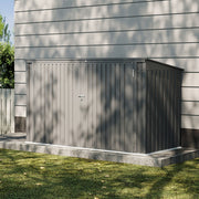 Galvanized Steel Garden Bicycle Storage Bike Tool House Outdoor Wheelie Bin Shed