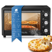 OYAJIA Mini Oven Toaster Grill Tabletop Compact Portable Baking Cooker 28L 1500W