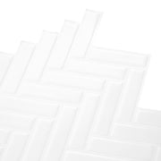 10-Pack White & Grey Self-Adhesive 3D Wall Tile Stickers Waterproof Peel