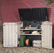 Large Keter Store Garden Lockable Storage Box XL Shed Outside Bike Bin Tools