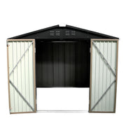 Storage Garden Shed Apex Roof Free Foundation Tool Box With Base 6X8FT