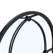 Large Metal Frame Arch Floral Window Garden Mirror Outdoor Indoor Glass Decor UK