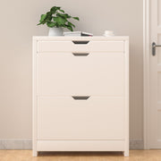 Shoe Rack Shoes Storage Cabinet Wooden Stand Cupboard 3 Compartment Organiser