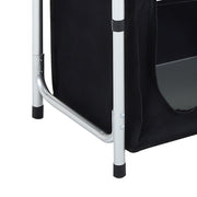 Outdoor Camping Kitchen Cupboard Cook Table Folding Storage Unit Shelf w Handbag