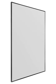 Large Black Edged Aluminium Wall Leaner Mirror 68