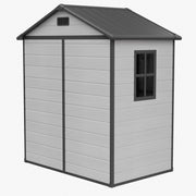 Plastic Garden Shed 6x4 with Floor & Window Waterproof Outdoor Storage Shed Tool