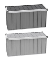 Metal Storage Sheds Waterproof Lockable Garden Deck Box Storage Container Box