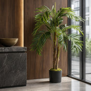 Artificial palm tree with pot 120cm Green Realistic Faux Indoor Home Office